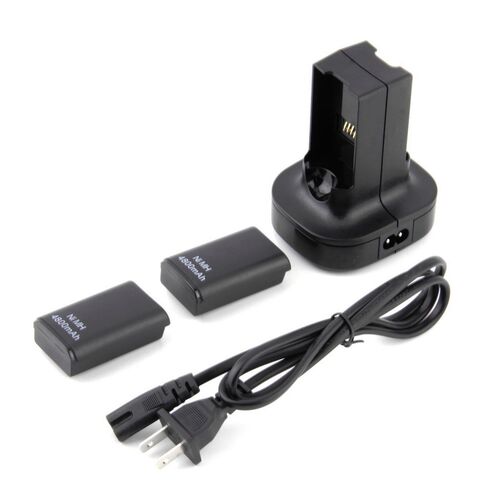 1pcs Charging Station Charger Dock+2X 4800mAh Rechargeable B