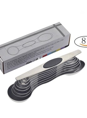 8PCS Stainless Steel Double Head Measuring Spoons Magnetic M