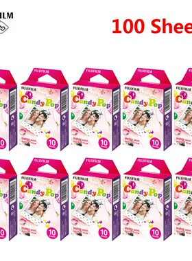 10 100 Fujifilm Instax Mini Cartoon Instant Photo Paper car