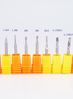10pc SHK 3.175mm AAA Left Spiral lling cutter down cut one F
