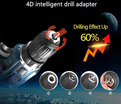 longyun 25V lithium-ion Battery Cordless Electric drill hole