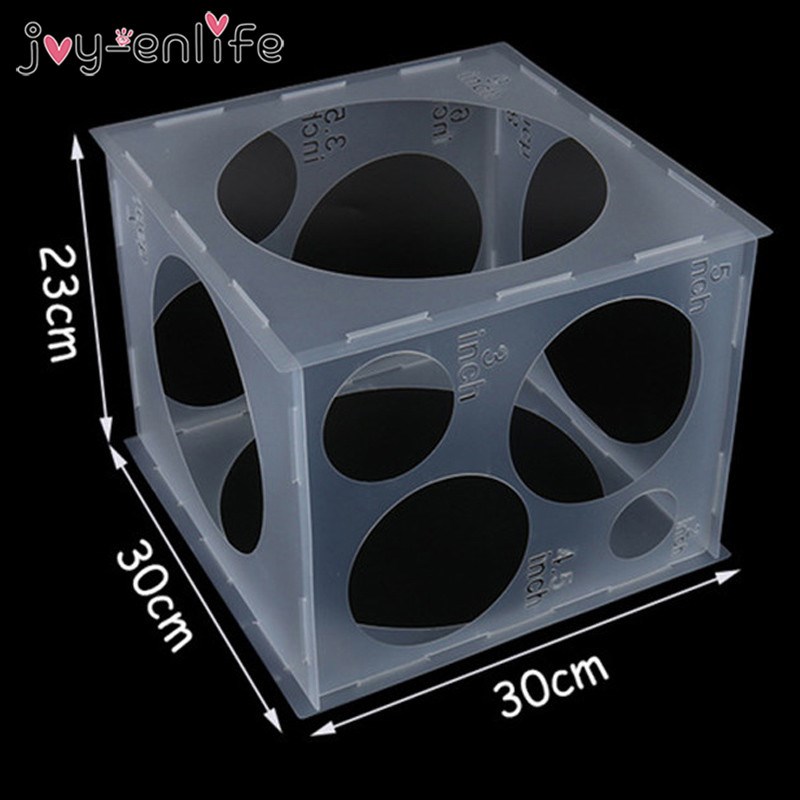 11Holes Balloon Sizer Box 2-10inch Balloons Measuring box
