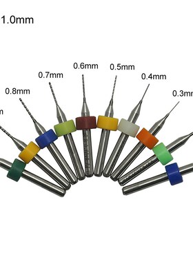 LY 10PCS 3.175mm Diameters CNC Milling Drill PCB Bits Kit 0