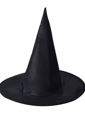 Halloween hat black Oxford cloth wizard hat makeup costume