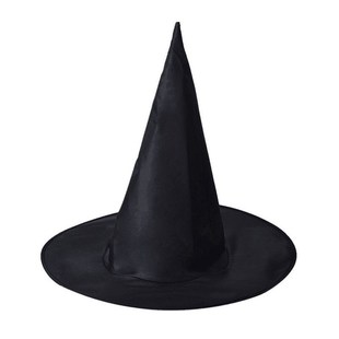 Halloween hat black Oxford cloth wizard hat makeup costume