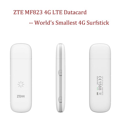 nlocked ZTE MF823 3G 4G SB LTE Dongle Modem 100Mbps data car