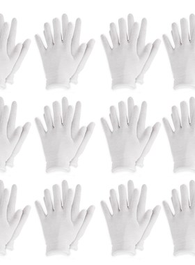 Thin Reusable Nylon Cotton Working Gloves Soft Glove for Dry