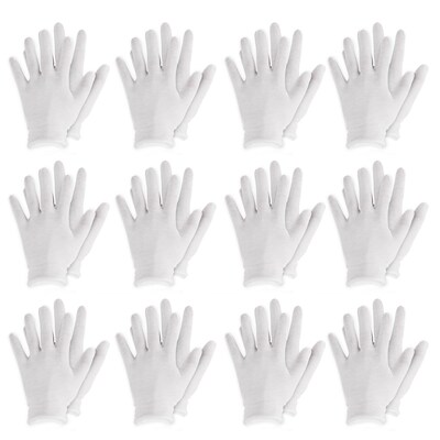 Thin Reusable Nylon Cotton Working Gloves Soft Glove for Dry