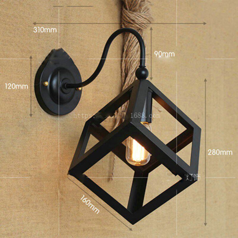 European and American-style loft wall lamp warehouse industr