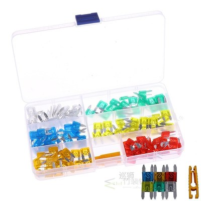 120pcs/Lot Mini Blade Fuse Assortment Set Auto Car Motorcycl