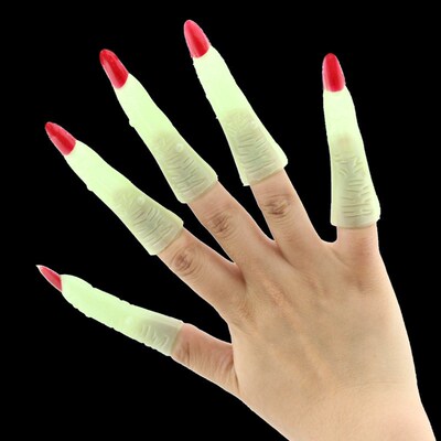 Halloween masquerade supplies zombie witch finger sets