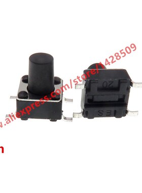 200PCS SMD Switch 6X6X8mm 4Pin Tactile Tact Push Button Mic