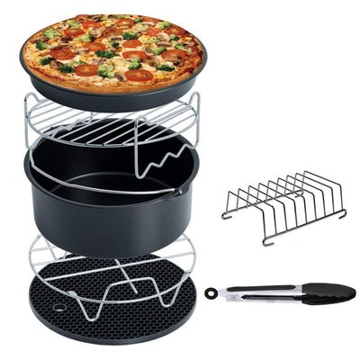 Rack-Holder Air-Fryer-Accessories Deep-Fryer All XL Mat Pizz