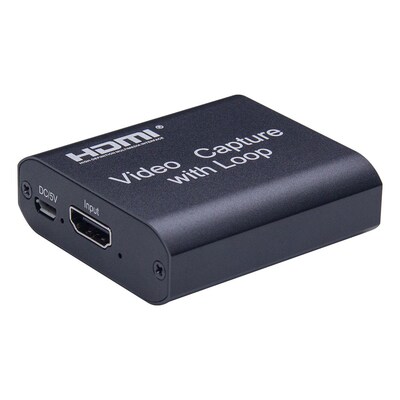 USB HDMI 1080P Video capture Card with loop output HDMI to U