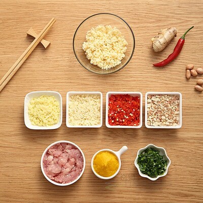 Mini Pepper Chopper Garlic Cutter Mixer Blender Manual Meat