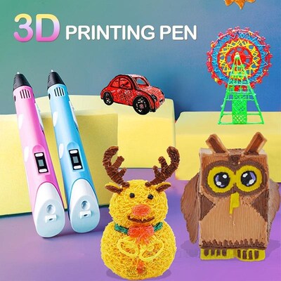 4th Upgraded 3D Printer Pen DIY 3 D Pen LED 3D Printing Pens