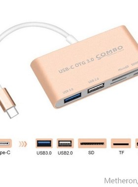 l USB C to Multi SD CF Micro SD Card Reader Adapter Type-C U