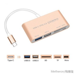 l USB C to Multi SD CF Micro SD Card Reader Adapter Type-C U