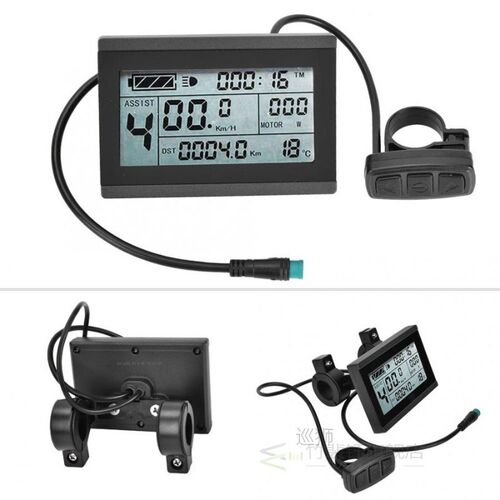 E-bike Motor KT-LCD3 Plastic Electric LCD Display Meter with
