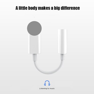 Headphone Adapter For iPhone 11 X XR 7 8 AUX Earphone Adapt