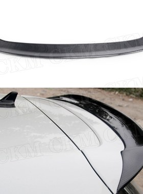 Carbon fiber Material Rear Roof Spoiler FRP Unpainted Lip Wi