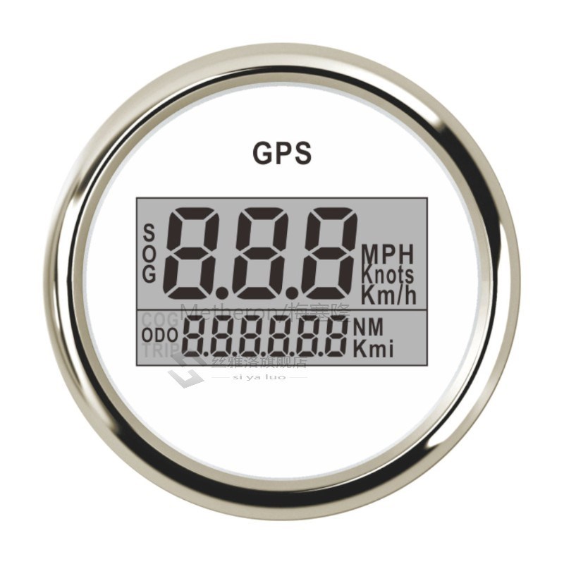 2'' 52mm GPS Speedometer Odometer Digital GPS Boat Speedomet