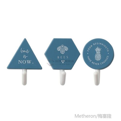 3 Pack Nordic Wind Bathroom y Hooks  Wall Shower Curtain Hoo