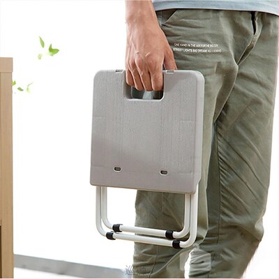 Foldable Stool Portable Plastic Small Chair Household Foldin