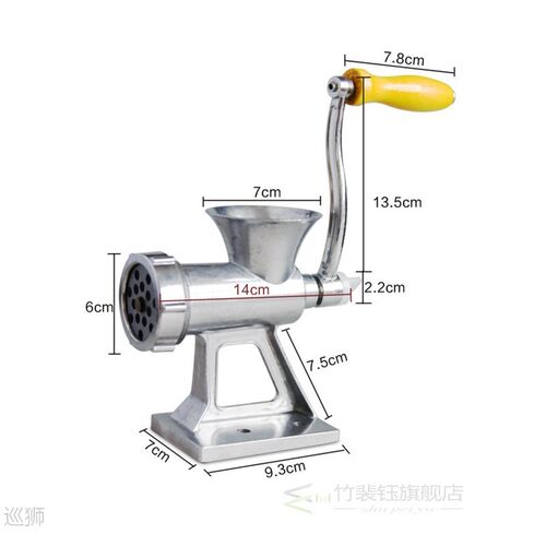 Heavy Duty Hand Operated Crank Meat Mincer Grinder Beef Past