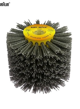 1 pcs 120*100*19mm Nylon Abrasive Wire Drum Polishing Wheel