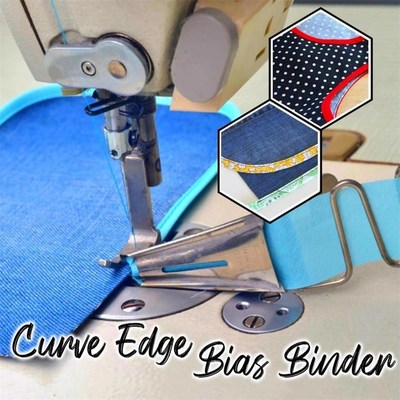 Overlock Folder Curve Edge Bias Binder Right angle Tube Fou