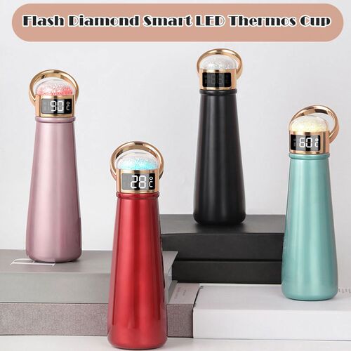 420ml Vacuum Insulated Mug With Shining Lid LED Touch Screen