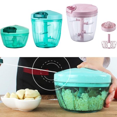 Manual Fruit Vegetable Chopper Hand Pull Food Cutter Onion N