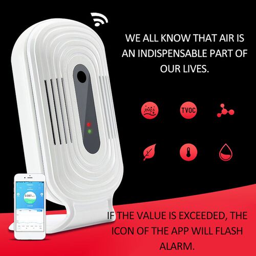 JQ-200/JQ-300 WIFI Smog Meter CO2 HCHO TVOC Air Quality ysis