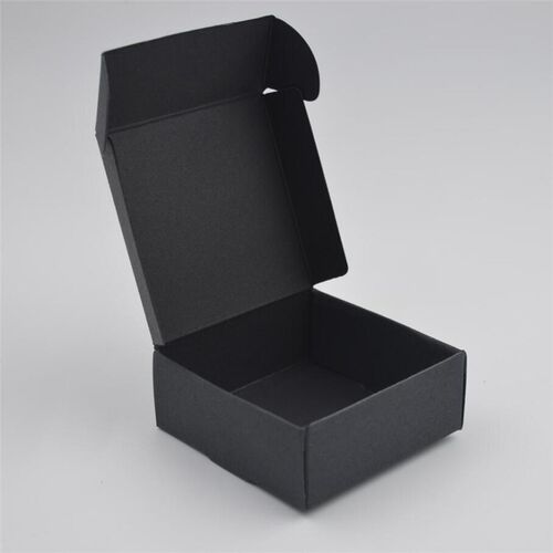 50pcs Black Craft Kraft Paper Box black Packaging Box Weddin