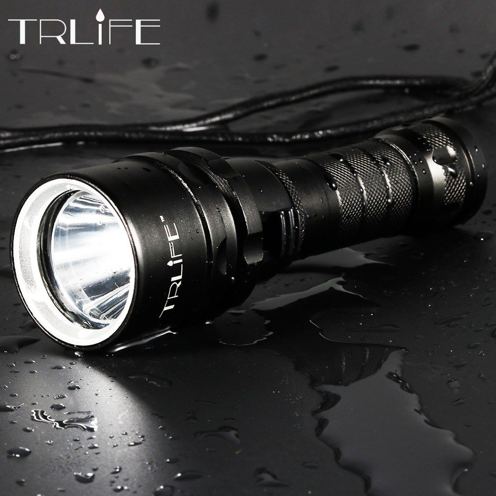 Scuba Diving Flash Light Submarine Lights L2 100M Underwater