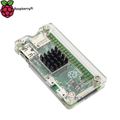 Raspberry Pi Zero W wireless Acrylic Case with Heat Sink Cle