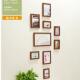 影楼照片墙9框创意组合竖形相片墙楼梯玄关餐厅相框墙组合