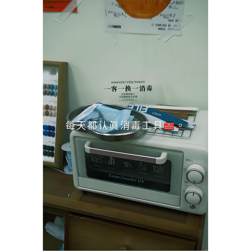 收纳盒火罐理发店医用器械消毒柜双眼皮手术立式紫外线消毒柜小型