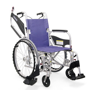 河村轮椅超轻轮椅适合女性推行轻便可掀脚腿可拆卸轻量型轮椅车