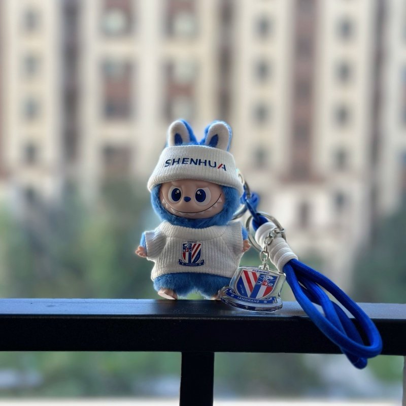 【心底密码4.0】上海申花适用拉布布4代娃衣套装白色labubu衣服潮