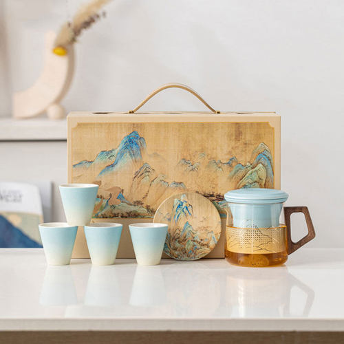 茶水分离一壶四杯茶具套装哲选