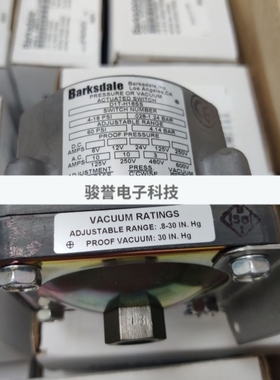 【议价】D2X-A150SS-UL巴士德Barksdale波登管压力开关