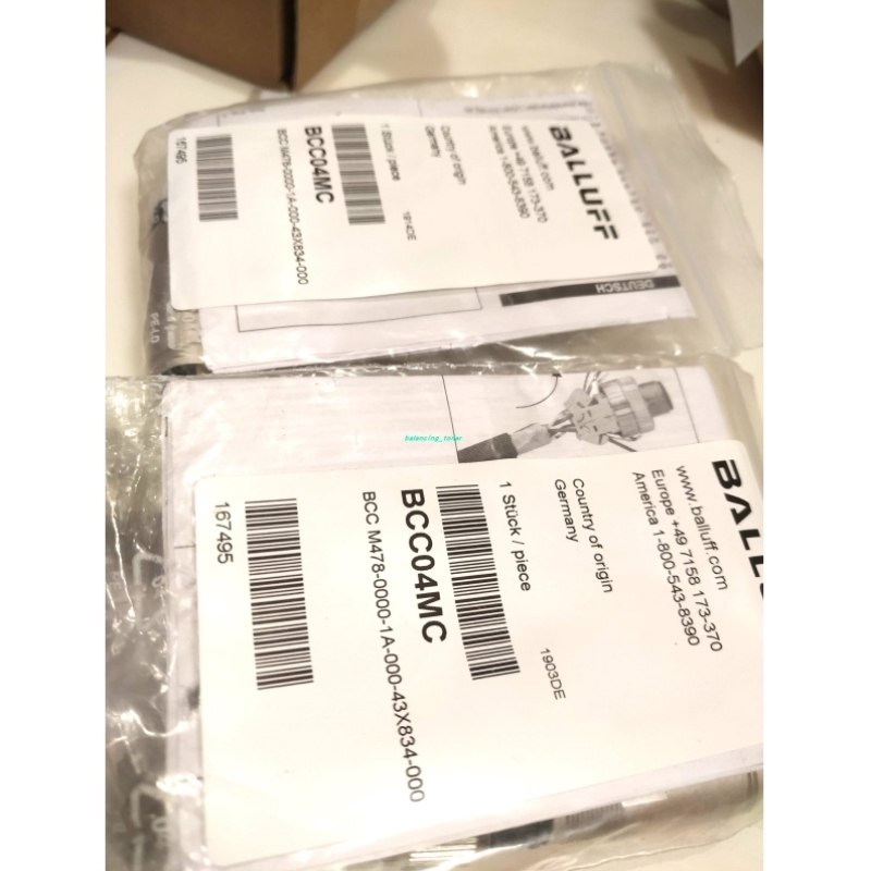 【议价】屏蔽插头BCC04MC巴鲁夫BCC M478-0000-1A-000-43X834-000