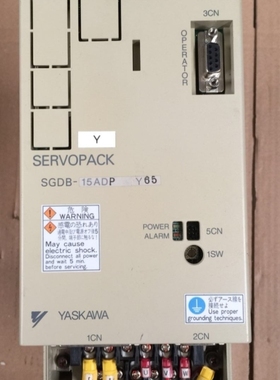 【议价】安川伺服驱动器SGDB-15ADPY65设备.成色8-9成新.拍前询价