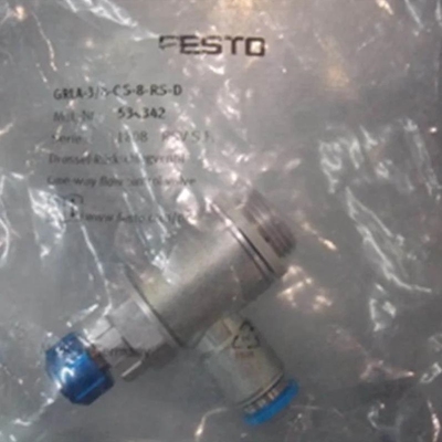 【议价】询价费斯托节流阀 GRLA-3/8-QS-8-RS-D 订货号534342