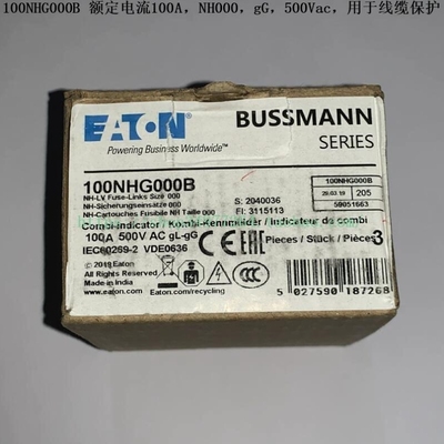 【议价】Eaton Bussman 熔断器 80NHG000B 100NHG000B