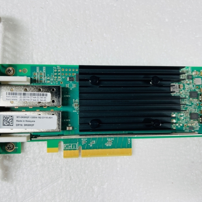 【议价】Qlogic QLE2772-DELL 32Gb 双口HBA光纤卡 FC 0K6M2F 存