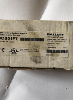 【议价】BALLUFFBOS01FT德国巴鲁夫BOS 23K-议价