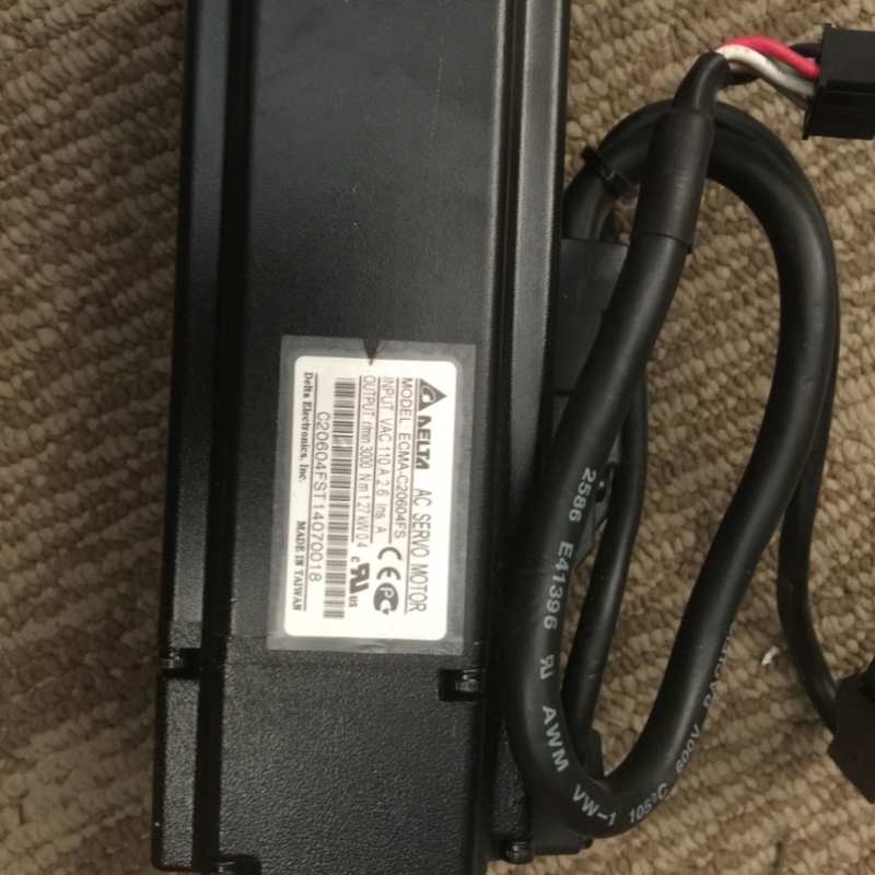 【议价】台达电机ECMA-C20604FS89成新